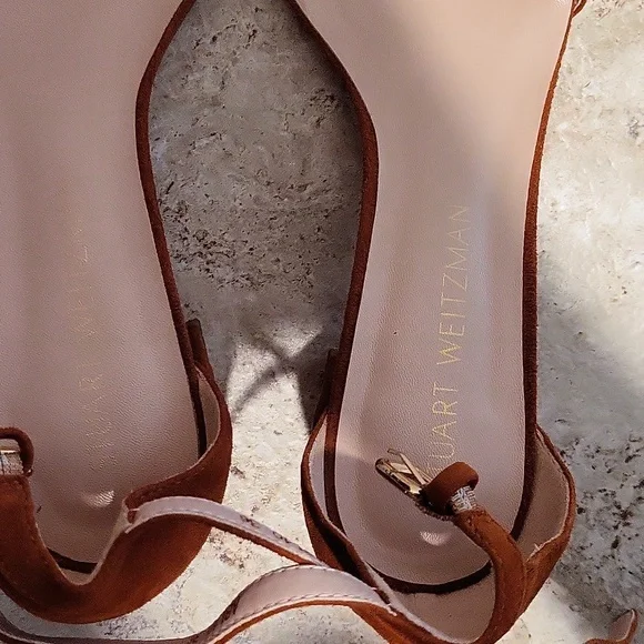 Stuart Weitzman suede sandals - Picture 3 of 5